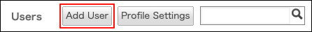 Screenshot: "Add User" is highlighted